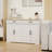 47.95" Farmhouse Buffet Cabinet Storage Sideboard With 2 Drawers And 4 Doors For Dining Living Room Kitchen Cupboard-White-1429915758