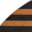 Tapis intérieur / extérieur brun HorizontalStripes-1125711554