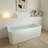 63" × 29.5" Freestanding Soaking Bathtub Solid Surface Stone Resin Soaking Tubs