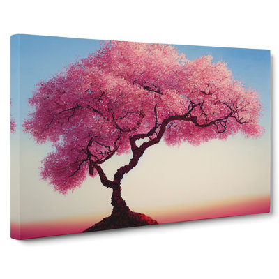 Sacred Cherry Blossom Tree - Wrapped Canvas