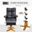 Lahens 80cm Wide Swivel Ergonomic Recliner