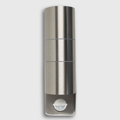 Saunier Stainless Steel 2 - Bulb Outdoor Armed Sconce