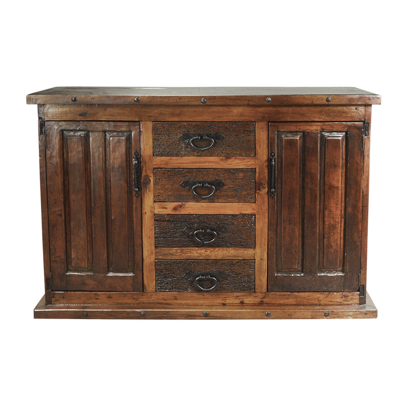 Tall Solid Wood Console Table