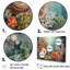 «Coral Pirate Wheel Memory», ensemble d'impression d'art mural corail sous l'eau-107755047-107755041