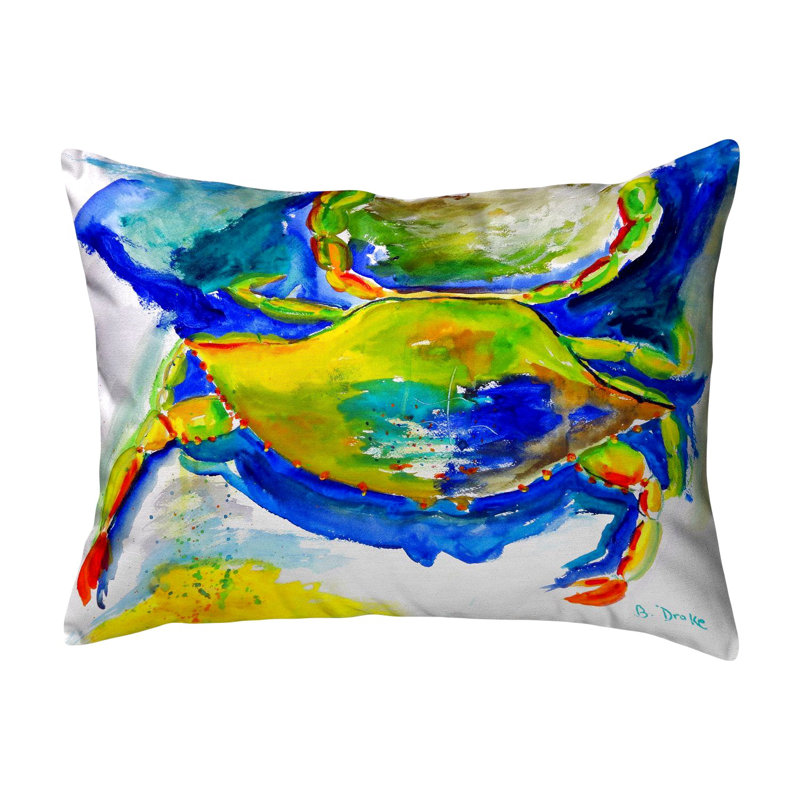 Outdoor Reversible Throw Pillow