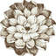 Tapis botanique à motif floral rose Burbach-882352124