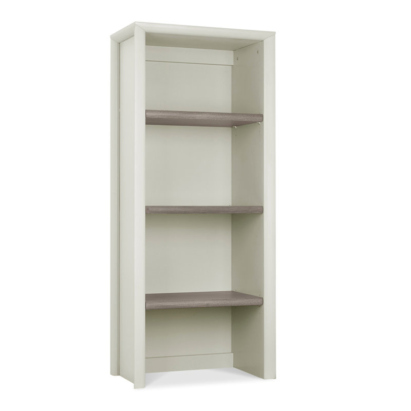 Izzie 121.4cm H x 51cm W Boat Bookcase, Soft Grey