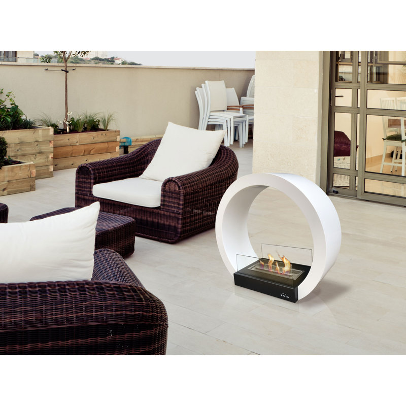 Ramiro Belfry Heating 60cm W Lacquered Fireplace