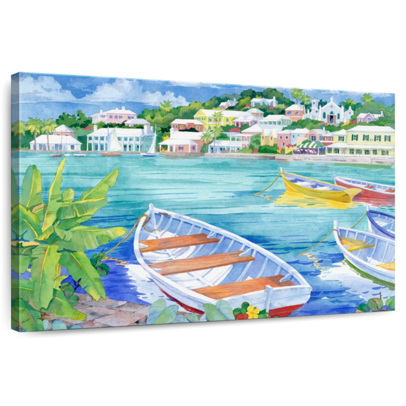 Mehar St. George Harbor, 34" H x 51" W