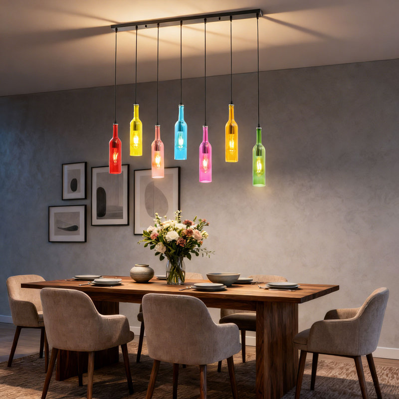 Lampe suspension en verre Creative