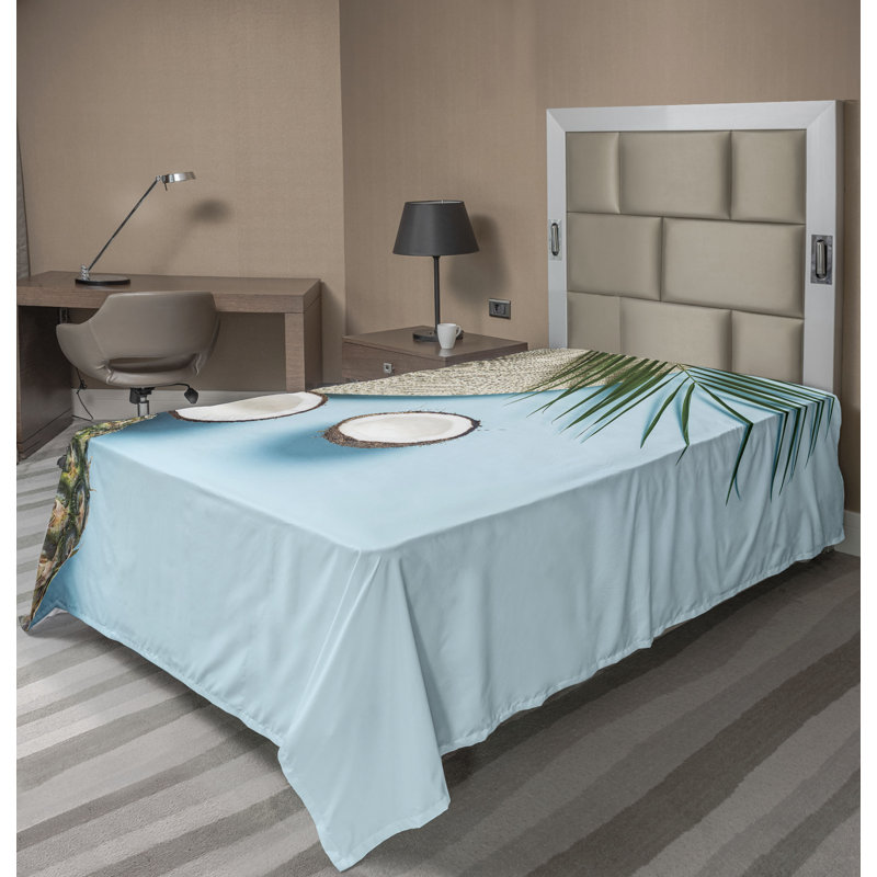Drap plat Ambesonne, Drap plat pour lit simple