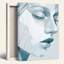 «Gallery Wrap», art mural sur toile pour le salon, la chambre à coucher, le bureau ou le vestibule - décoration murale décorative avec face géométrique-129378533-129378531