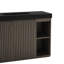 Meuble-lavabo en chêne fumé 48 po avec lavabo