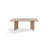 Polebridge Double Pedestal Oak Dining Table In Natural