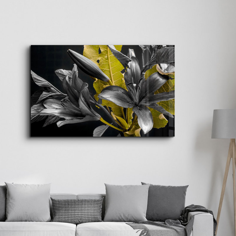 Elegant Tempered Glass Wall Art Painting, 13.8 x 21.7 inches | 100% Tempered Glass, Thickness: 0.16 inches | UV Printed for Vibrant Colors | Perfect for Home Decor, Living Room, & Office Spaces