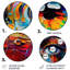 Œil coloré II - mode ronde, art en métal-109693608
