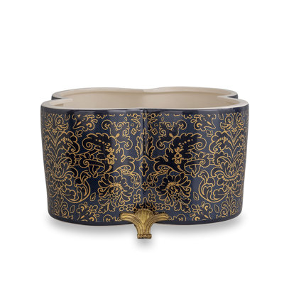 Richmond Damask Oval Planter
