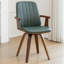 Modern Upholstered Leather Swivel Dining Chairs-1767130280