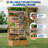 72.5" Raised Garden Bed with Trellis & Roof, Wooden Planter Box for Climbing Plants Patio Balcony Garden