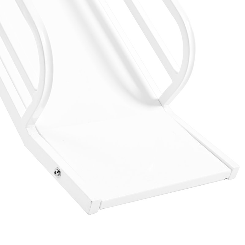 Lits simples superposés avec glissière et échelle, Blanc