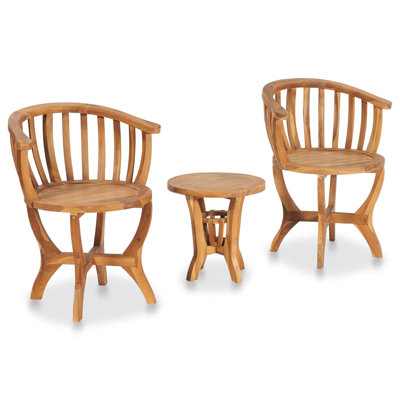 Ensemble bistro rond pour 2 personnes