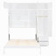 Grand lit escamotable mural avec armoire supérieure, tablettes et garde-robe, lit pliant peu encombrant-1574019661