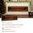 76.43'' W Wall Mounted and Recessed Electric Fireplace with Multicolor Flame, Timer, Remote Control