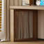 Bureau d'ordinateur en pin massif avec tablettes de rangement et tiroirs-118482597-118482602