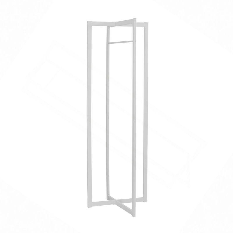 Coat Rack, Hall Tree, Free Standing, Hanging Bar, Entryway, 72"H, Bedroom Metal, Contemporary