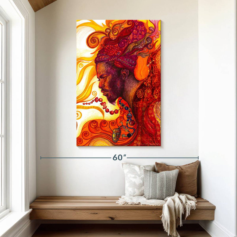 Leisha Aganju, 48" H x 32" W