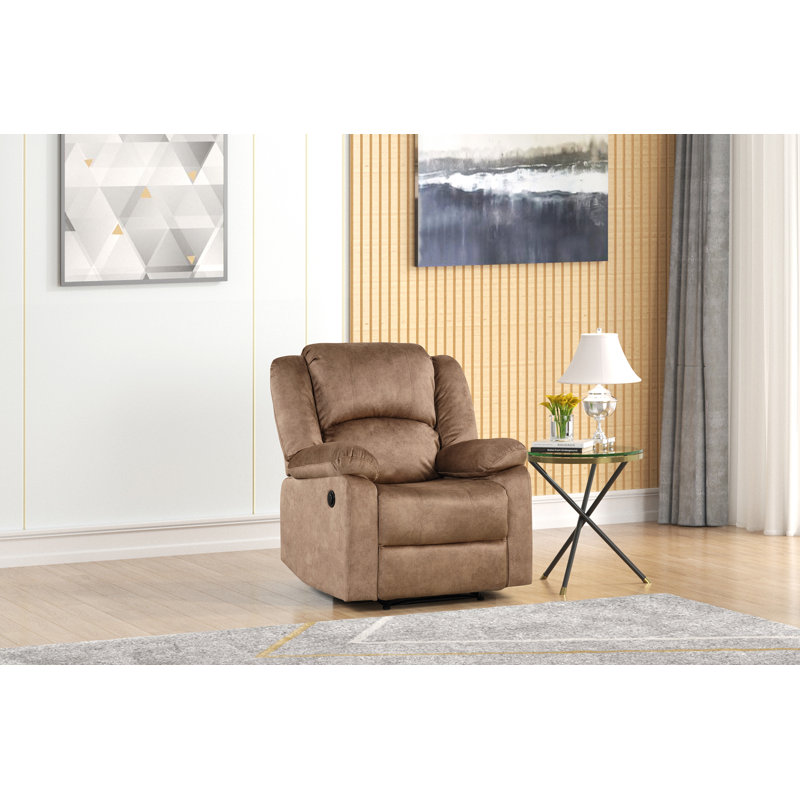 Fauteuil inclinable lève-personne standard 36,22 po Hepfer, Tissu tan