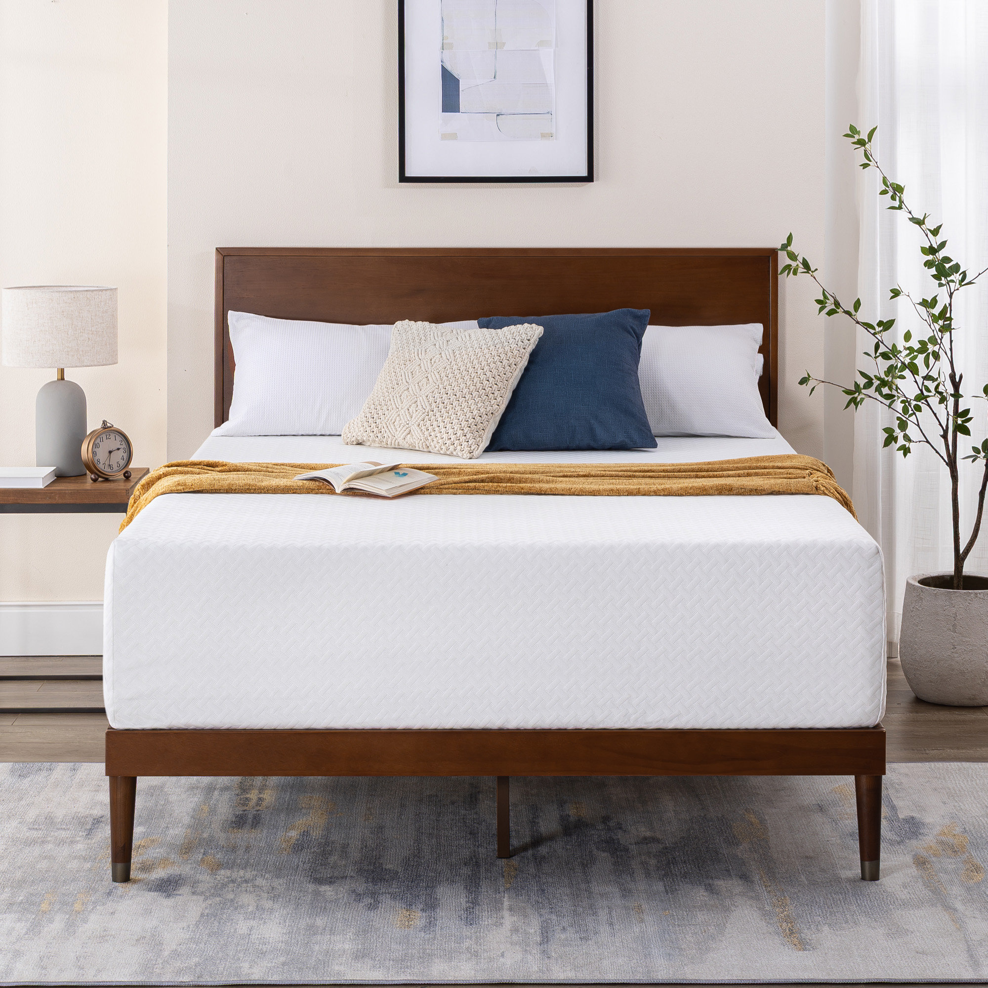 Sleep by Wayfair™ 6"/8"/10"/12" Firm Gel Memory Foam Mattress , Queen, 14"