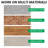 HOMLUX Hand Rails for Outdoor Steps, Wrought Iron Railing, Porch And Stair Railing Kit-93389884