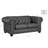 Orner 70" Leather Rolled Arm Loveseat-1048930701