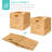 Hyacinth Storage Baskets, 5 Multipurpose Collapsible Organizers w/ Inserts-1962364156-1962364158