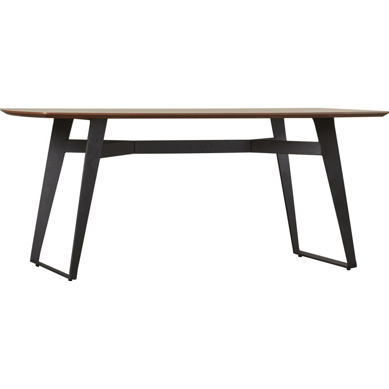 Century Walnut Wood Dining Table