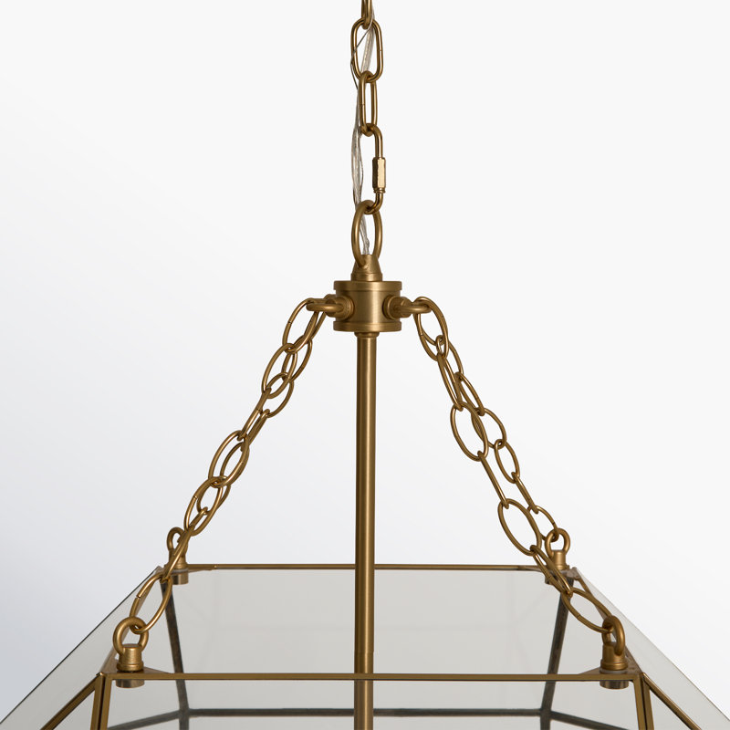 Morrison 4 - Light Pendant, 60W, No, Satin Brass