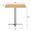Plateau de table rectangulaire en bois massif avec base en X-1832549403-1832549396-1832549400