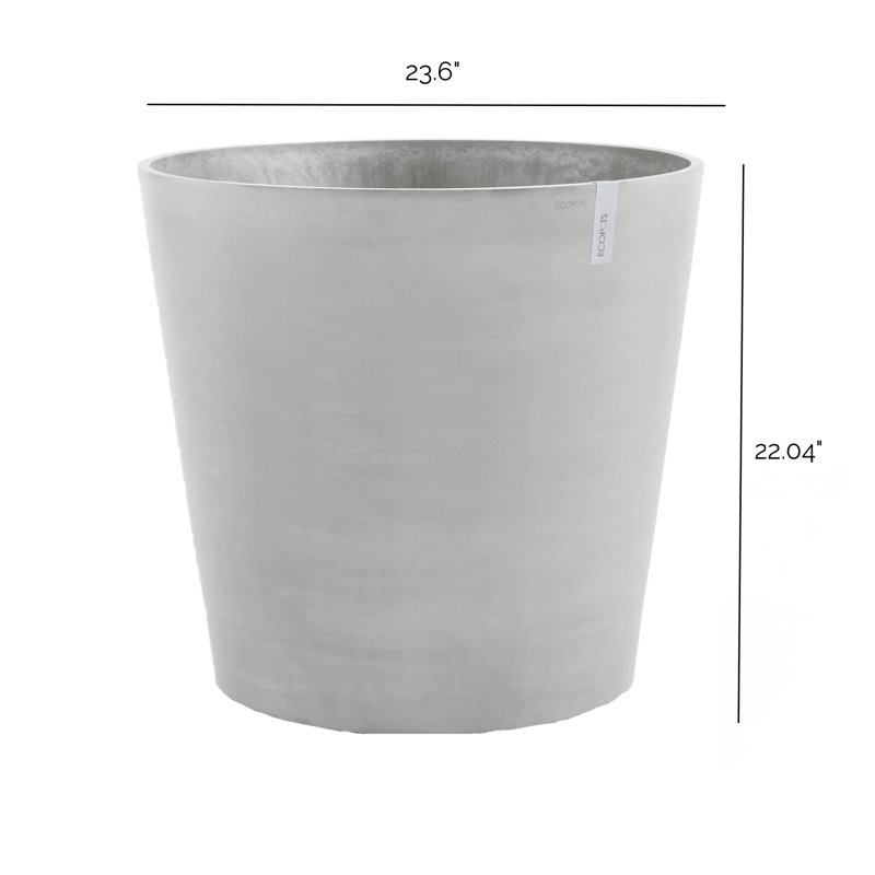Remedios Pot Planter, White Gray