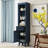 68" Slim Tower — Gold Accents & Triple Storage for Your Vertical Sanctuary-108624151