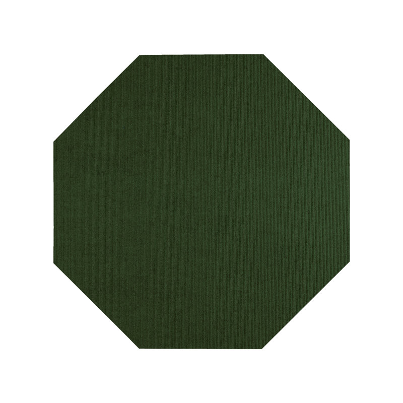 Tapis intérieur / extérieur tissé à la machine Gatien, Octogonal 5 pi