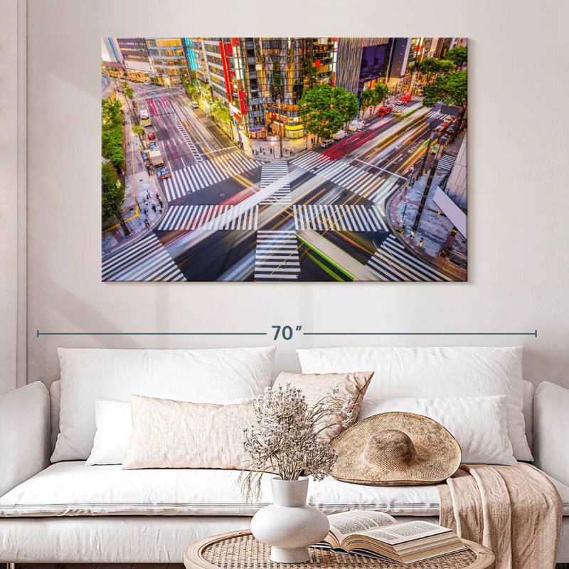 Kavia Ginza District Asia, 34" H x 51" W