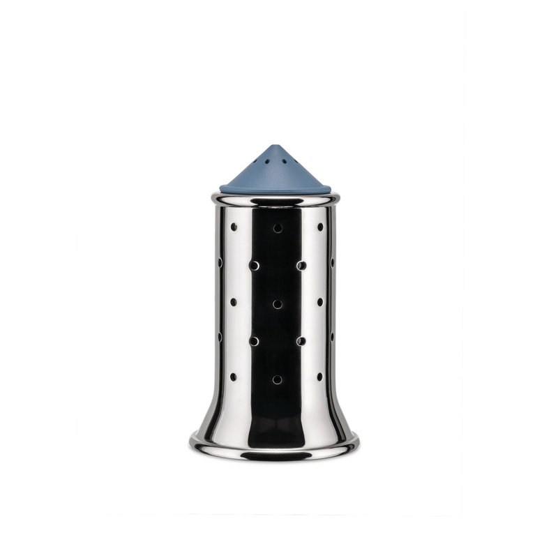 Light Blue and Steel Modern Salt Castor