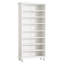 Armoire de rangement pour chaussures 28,35 po à 8 niveaux avec bande lumineuse DEL