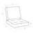 ARDEN Outdoor Lounge Chair 6" Cushion-1389891267