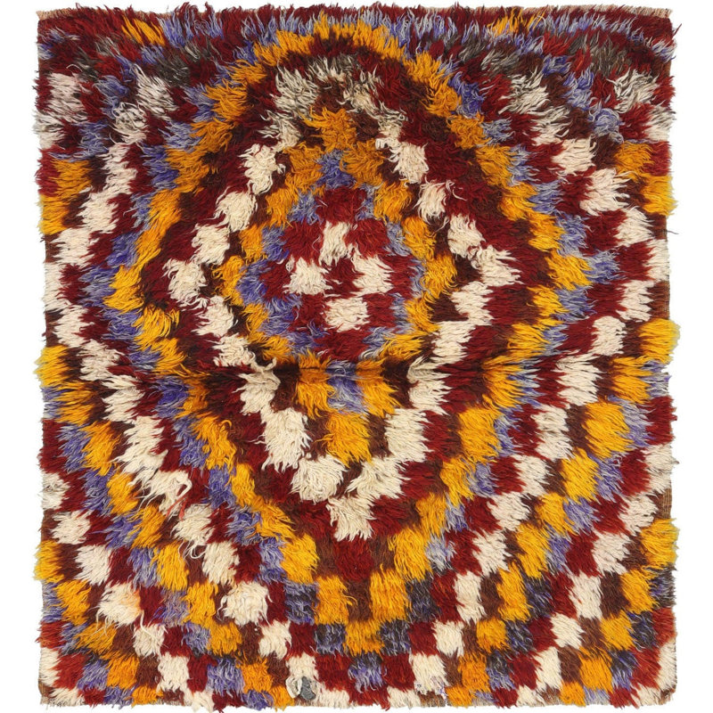 One-of-a-Kind 4' X 4'5 Area Rug