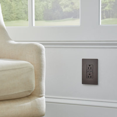 radiant 15A inviolable avec prise de courant de type C / C ultra-rapide USB 6,0A PLUS