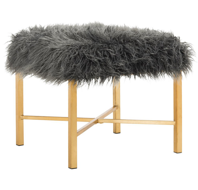 Tabouret d'appoint Hamazasb, Gris