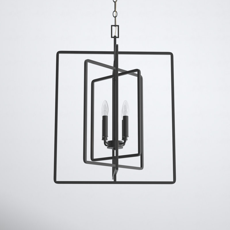 Aldren 4 - Light Dimmable Geometric Chandelier