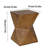 Lamberton Concrete Block End Table